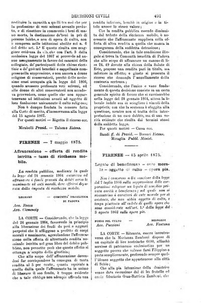 Annali della giurisprudenza italiana raccolta generale delle decisioni delle Corti di cassazione e d'appello in materia civile, criminale, commerciale, di diritto pubblico e amministrativo, e di procedura civile e penale