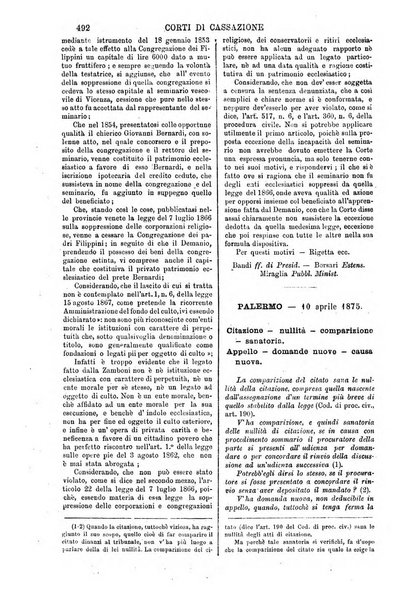 Annali della giurisprudenza italiana raccolta generale delle decisioni delle Corti di cassazione e d'appello in materia civile, criminale, commerciale, di diritto pubblico e amministrativo, e di procedura civile e penale