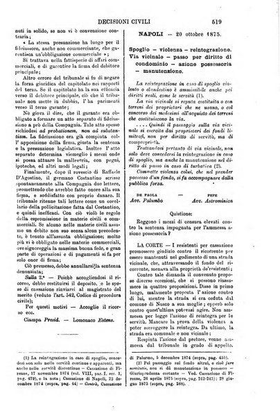 Annali della giurisprudenza italiana raccolta generale delle decisioni delle Corti di cassazione e d'appello in materia civile, criminale, commerciale, di diritto pubblico e amministrativo, e di procedura civile e penale