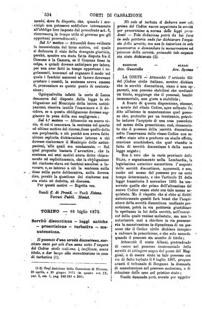 Annali della giurisprudenza italiana raccolta generale delle decisioni delle Corti di cassazione e d'appello in materia civile, criminale, commerciale, di diritto pubblico e amministrativo, e di procedura civile e penale