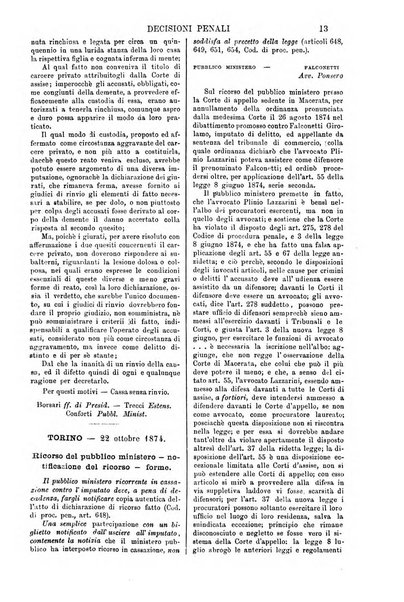 Annali della giurisprudenza italiana raccolta generale delle decisioni delle Corti di cassazione e d'appello in materia civile, criminale, commerciale, di diritto pubblico e amministrativo, e di procedura civile e penale