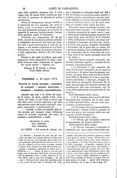 Annali della giurisprudenza italiana raccolta generale delle decisioni delle Corti di cassazione e d'appello in materia civile, criminale, commerciale, di diritto pubblico e amministrativo, e di procedura civile e penale