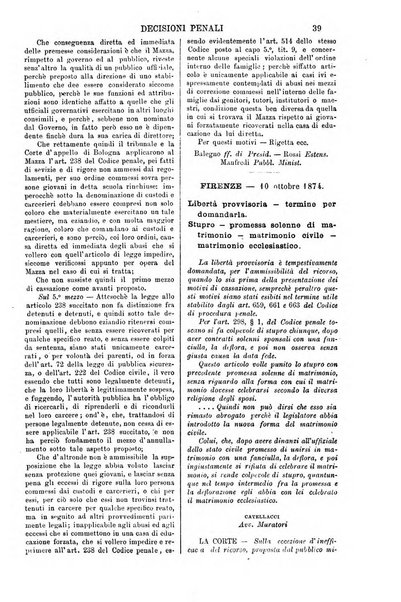 Annali della giurisprudenza italiana raccolta generale delle decisioni delle Corti di cassazione e d'appello in materia civile, criminale, commerciale, di diritto pubblico e amministrativo, e di procedura civile e penale