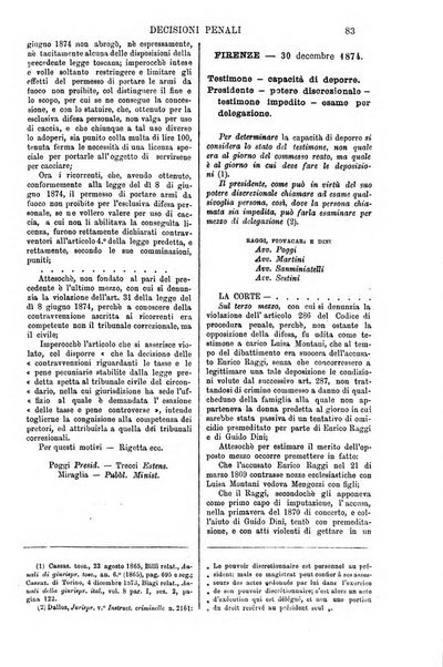 Annali della giurisprudenza italiana raccolta generale delle decisioni delle Corti di cassazione e d'appello in materia civile, criminale, commerciale, di diritto pubblico e amministrativo, e di procedura civile e penale