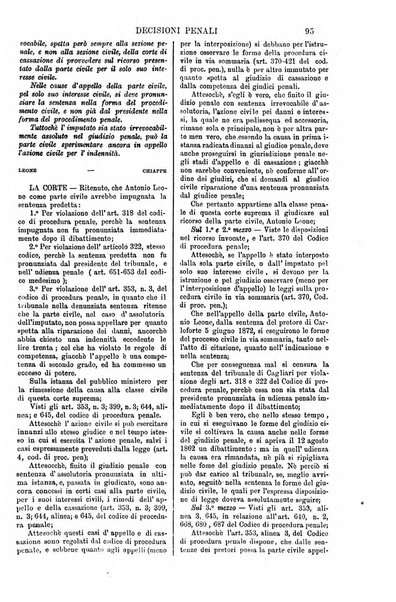 Annali della giurisprudenza italiana raccolta generale delle decisioni delle Corti di cassazione e d'appello in materia civile, criminale, commerciale, di diritto pubblico e amministrativo, e di procedura civile e penale