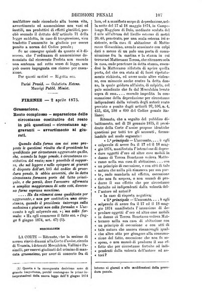 Annali della giurisprudenza italiana raccolta generale delle decisioni delle Corti di cassazione e d'appello in materia civile, criminale, commerciale, di diritto pubblico e amministrativo, e di procedura civile e penale