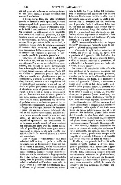 Annali della giurisprudenza italiana raccolta generale delle decisioni delle Corti di cassazione e d'appello in materia civile, criminale, commerciale, di diritto pubblico e amministrativo, e di procedura civile e penale