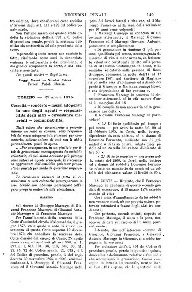 Annali della giurisprudenza italiana raccolta generale delle decisioni delle Corti di cassazione e d'appello in materia civile, criminale, commerciale, di diritto pubblico e amministrativo, e di procedura civile e penale