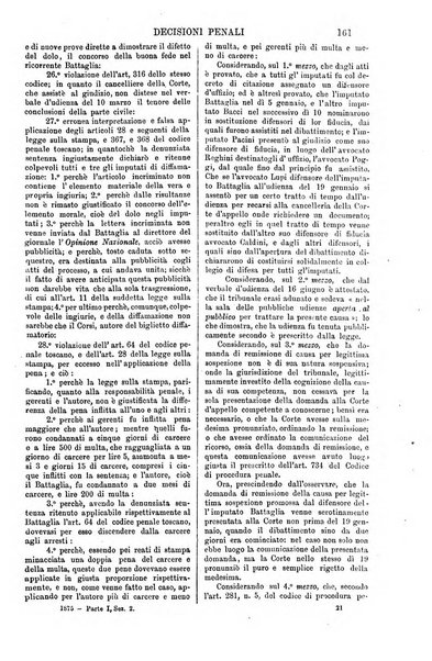 Annali della giurisprudenza italiana raccolta generale delle decisioni delle Corti di cassazione e d'appello in materia civile, criminale, commerciale, di diritto pubblico e amministrativo, e di procedura civile e penale