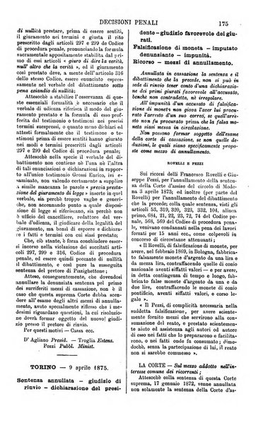 Annali della giurisprudenza italiana raccolta generale delle decisioni delle Corti di cassazione e d'appello in materia civile, criminale, commerciale, di diritto pubblico e amministrativo, e di procedura civile e penale