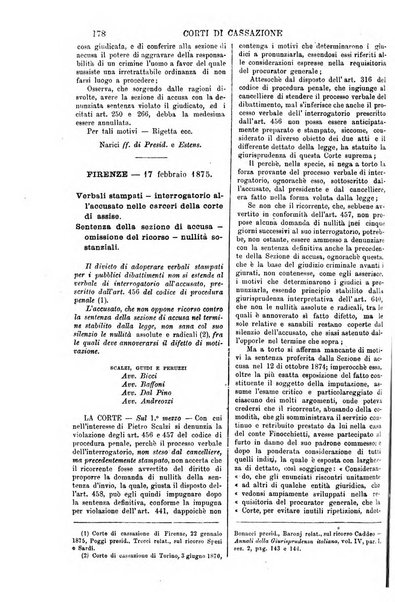 Annali della giurisprudenza italiana raccolta generale delle decisioni delle Corti di cassazione e d'appello in materia civile, criminale, commerciale, di diritto pubblico e amministrativo, e di procedura civile e penale