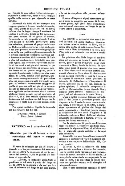 Annali della giurisprudenza italiana raccolta generale delle decisioni delle Corti di cassazione e d'appello in materia civile, criminale, commerciale, di diritto pubblico e amministrativo, e di procedura civile e penale