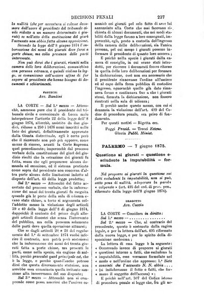 Annali della giurisprudenza italiana raccolta generale delle decisioni delle Corti di cassazione e d'appello in materia civile, criminale, commerciale, di diritto pubblico e amministrativo, e di procedura civile e penale