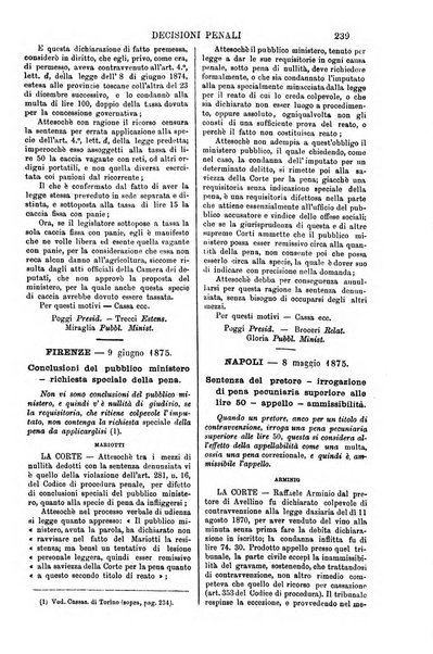 Annali della giurisprudenza italiana raccolta generale delle decisioni delle Corti di cassazione e d'appello in materia civile, criminale, commerciale, di diritto pubblico e amministrativo, e di procedura civile e penale