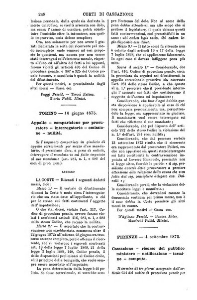 Annali della giurisprudenza italiana raccolta generale delle decisioni delle Corti di cassazione e d'appello in materia civile, criminale, commerciale, di diritto pubblico e amministrativo, e di procedura civile e penale