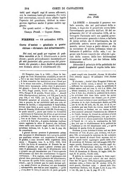 Annali della giurisprudenza italiana raccolta generale delle decisioni delle Corti di cassazione e d'appello in materia civile, criminale, commerciale, di diritto pubblico e amministrativo, e di procedura civile e penale