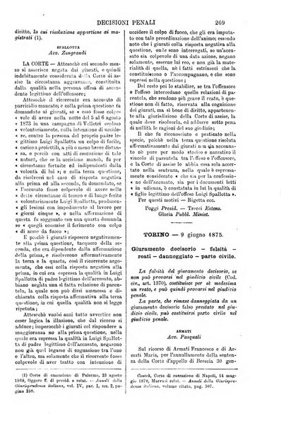 Annali della giurisprudenza italiana raccolta generale delle decisioni delle Corti di cassazione e d'appello in materia civile, criminale, commerciale, di diritto pubblico e amministrativo, e di procedura civile e penale