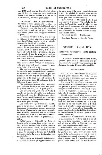 Annali della giurisprudenza italiana raccolta generale delle decisioni delle Corti di cassazione e d'appello in materia civile, criminale, commerciale, di diritto pubblico e amministrativo, e di procedura civile e penale