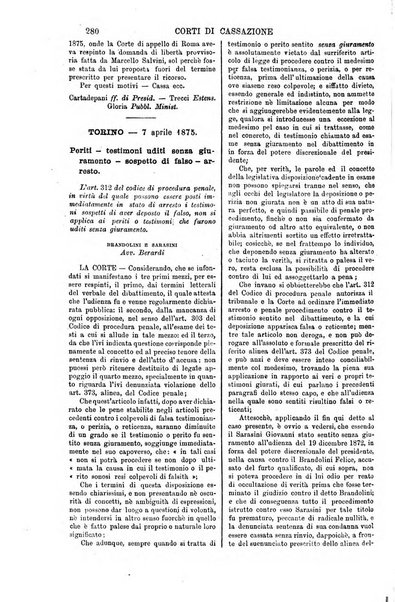 Annali della giurisprudenza italiana raccolta generale delle decisioni delle Corti di cassazione e d'appello in materia civile, criminale, commerciale, di diritto pubblico e amministrativo, e di procedura civile e penale