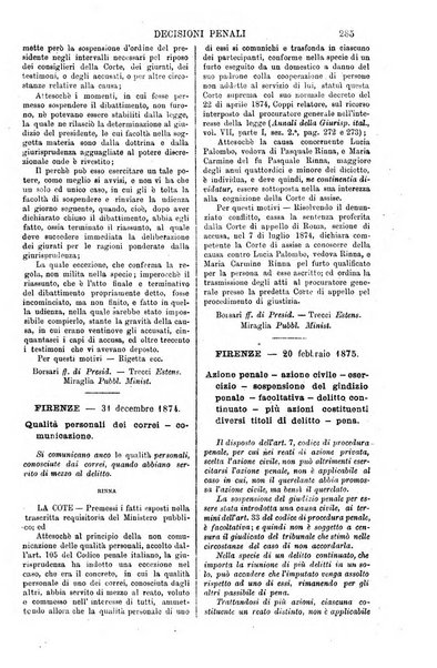 Annali della giurisprudenza italiana raccolta generale delle decisioni delle Corti di cassazione e d'appello in materia civile, criminale, commerciale, di diritto pubblico e amministrativo, e di procedura civile e penale