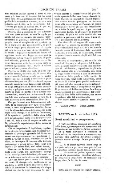 Annali della giurisprudenza italiana raccolta generale delle decisioni delle Corti di cassazione e d'appello in materia civile, criminale, commerciale, di diritto pubblico e amministrativo, e di procedura civile e penale