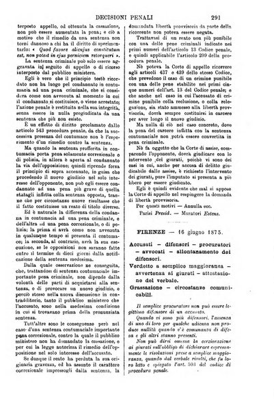 Annali della giurisprudenza italiana raccolta generale delle decisioni delle Corti di cassazione e d'appello in materia civile, criminale, commerciale, di diritto pubblico e amministrativo, e di procedura civile e penale