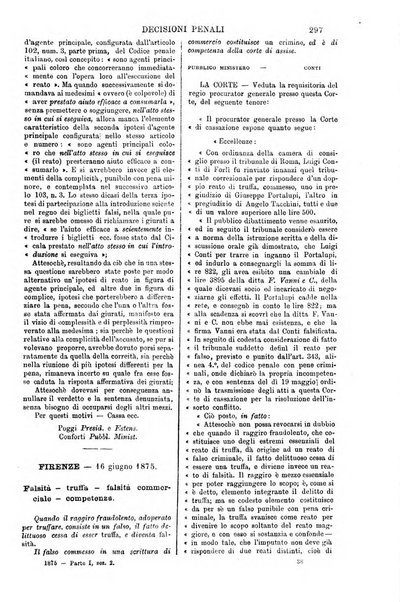 Annali della giurisprudenza italiana raccolta generale delle decisioni delle Corti di cassazione e d'appello in materia civile, criminale, commerciale, di diritto pubblico e amministrativo, e di procedura civile e penale