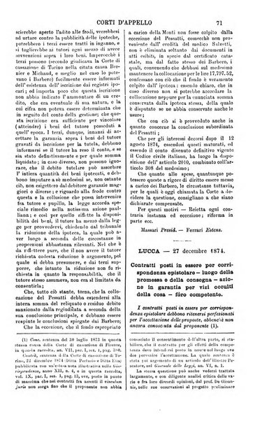 Annali della giurisprudenza italiana raccolta generale delle decisioni delle Corti di cassazione e d'appello in materia civile, criminale, commerciale, di diritto pubblico e amministrativo, e di procedura civile e penale