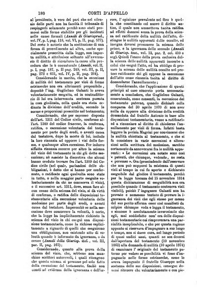 Annali della giurisprudenza italiana raccolta generale delle decisioni delle Corti di cassazione e d'appello in materia civile, criminale, commerciale, di diritto pubblico e amministrativo, e di procedura civile e penale