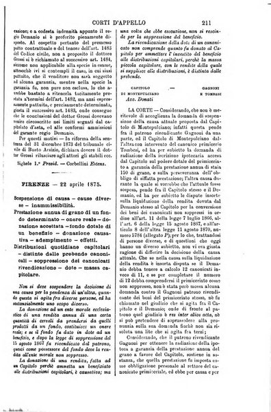 Annali della giurisprudenza italiana raccolta generale delle decisioni delle Corti di cassazione e d'appello in materia civile, criminale, commerciale, di diritto pubblico e amministrativo, e di procedura civile e penale