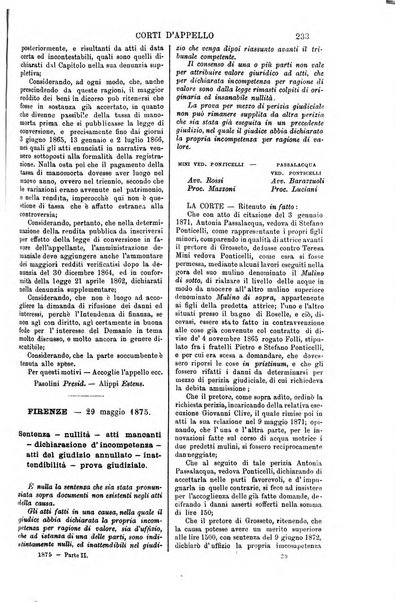 Annali della giurisprudenza italiana raccolta generale delle decisioni delle Corti di cassazione e d'appello in materia civile, criminale, commerciale, di diritto pubblico e amministrativo, e di procedura civile e penale