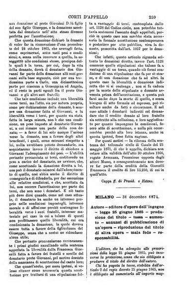 Annali della giurisprudenza italiana raccolta generale delle decisioni delle Corti di cassazione e d'appello in materia civile, criminale, commerciale, di diritto pubblico e amministrativo, e di procedura civile e penale