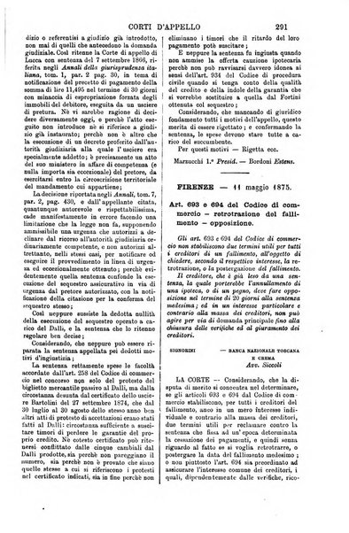 Annali della giurisprudenza italiana raccolta generale delle decisioni delle Corti di cassazione e d'appello in materia civile, criminale, commerciale, di diritto pubblico e amministrativo, e di procedura civile e penale