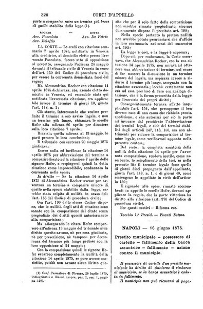 Annali della giurisprudenza italiana raccolta generale delle decisioni delle Corti di cassazione e d'appello in materia civile, criminale, commerciale, di diritto pubblico e amministrativo, e di procedura civile e penale