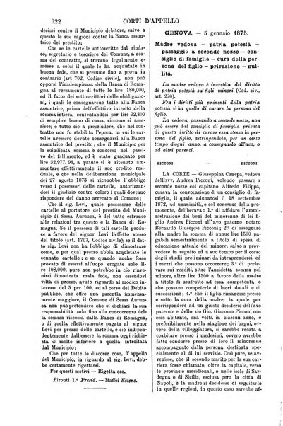 Annali della giurisprudenza italiana raccolta generale delle decisioni delle Corti di cassazione e d'appello in materia civile, criminale, commerciale, di diritto pubblico e amministrativo, e di procedura civile e penale