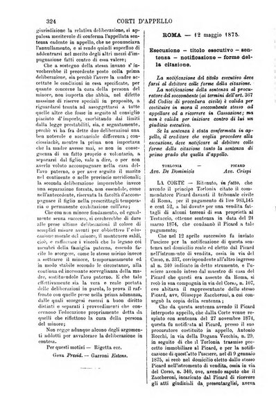 Annali della giurisprudenza italiana raccolta generale delle decisioni delle Corti di cassazione e d'appello in materia civile, criminale, commerciale, di diritto pubblico e amministrativo, e di procedura civile e penale