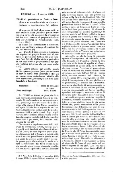 Annali della giurisprudenza italiana raccolta generale delle decisioni delle Corti di cassazione e d'appello in materia civile, criminale, commerciale, di diritto pubblico e amministrativo, e di procedura civile e penale