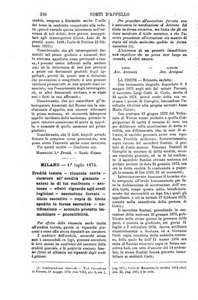 Annali della giurisprudenza italiana raccolta generale delle decisioni delle Corti di cassazione e d'appello in materia civile, criminale, commerciale, di diritto pubblico e amministrativo, e di procedura civile e penale