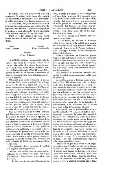 Annali della giurisprudenza italiana raccolta generale delle decisioni delle Corti di cassazione e d'appello in materia civile, criminale, commerciale, di diritto pubblico e amministrativo, e di procedura civile e penale