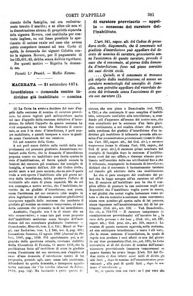 Annali della giurisprudenza italiana raccolta generale delle decisioni delle Corti di cassazione e d'appello in materia civile, criminale, commerciale, di diritto pubblico e amministrativo, e di procedura civile e penale