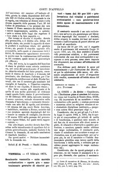 Annali della giurisprudenza italiana raccolta generale delle decisioni delle Corti di cassazione e d'appello in materia civile, criminale, commerciale, di diritto pubblico e amministrativo, e di procedura civile e penale