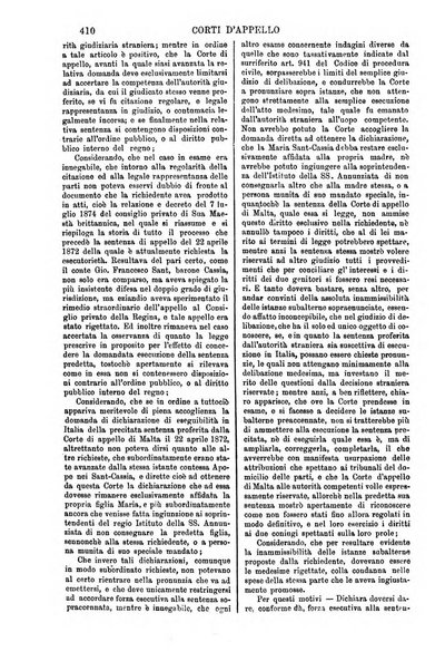 Annali della giurisprudenza italiana raccolta generale delle decisioni delle Corti di cassazione e d'appello in materia civile, criminale, commerciale, di diritto pubblico e amministrativo, e di procedura civile e penale