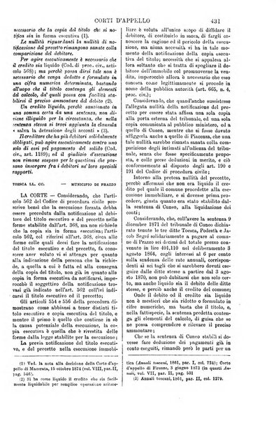 Annali della giurisprudenza italiana raccolta generale delle decisioni delle Corti di cassazione e d'appello in materia civile, criminale, commerciale, di diritto pubblico e amministrativo, e di procedura civile e penale