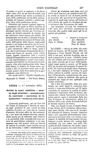 Annali della giurisprudenza italiana raccolta generale delle decisioni delle Corti di cassazione e d'appello in materia civile, criminale, commerciale, di diritto pubblico e amministrativo, e di procedura civile e penale