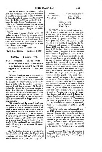 Annali della giurisprudenza italiana raccolta generale delle decisioni delle Corti di cassazione e d'appello in materia civile, criminale, commerciale, di diritto pubblico e amministrativo, e di procedura civile e penale