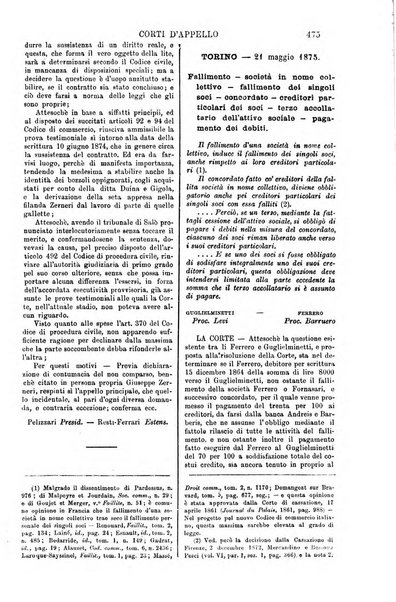 Annali della giurisprudenza italiana raccolta generale delle decisioni delle Corti di cassazione e d'appello in materia civile, criminale, commerciale, di diritto pubblico e amministrativo, e di procedura civile e penale