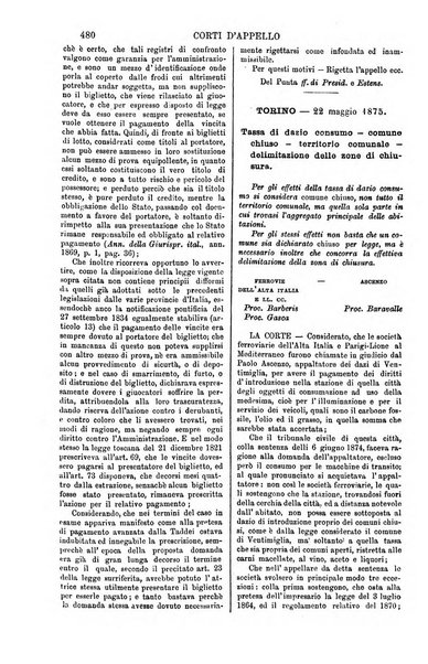 Annali della giurisprudenza italiana raccolta generale delle decisioni delle Corti di cassazione e d'appello in materia civile, criminale, commerciale, di diritto pubblico e amministrativo, e di procedura civile e penale