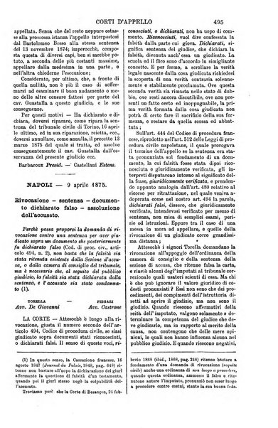 Annali della giurisprudenza italiana raccolta generale delle decisioni delle Corti di cassazione e d'appello in materia civile, criminale, commerciale, di diritto pubblico e amministrativo, e di procedura civile e penale