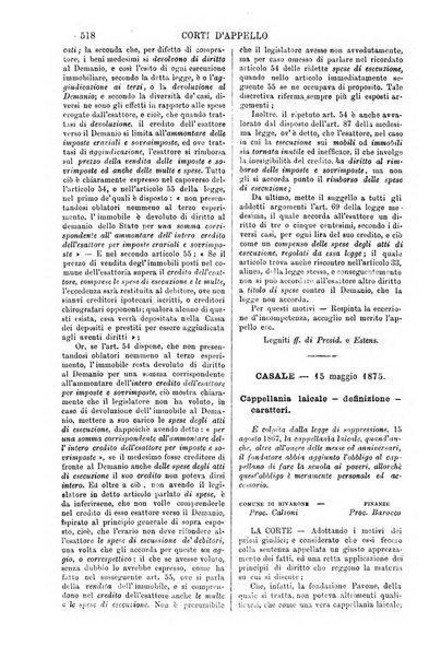 Annali della giurisprudenza italiana raccolta generale delle decisioni delle Corti di cassazione e d'appello in materia civile, criminale, commerciale, di diritto pubblico e amministrativo, e di procedura civile e penale