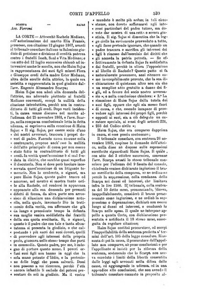 Annali della giurisprudenza italiana raccolta generale delle decisioni delle Corti di cassazione e d'appello in materia civile, criminale, commerciale, di diritto pubblico e amministrativo, e di procedura civile e penale